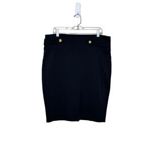 Hybrid & Company black pull on pencil skirt size 2X